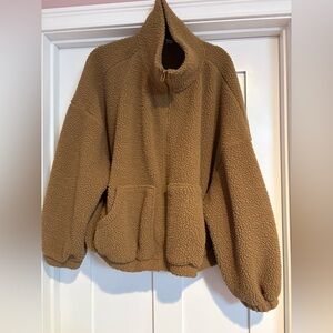 Old Navy Cozy Brown Sherpa Jacket